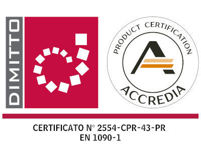 <br>Realizzazione<br> componenti strutturali<br> in acciaio Accredia certificazione 2554-cpr-43-pr EN 1090